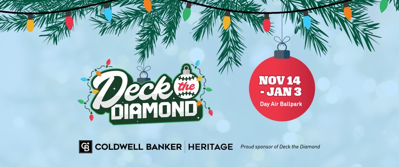 Deck the Diamond holiday light display at Day Air Ballpark in Dayton, Ohio